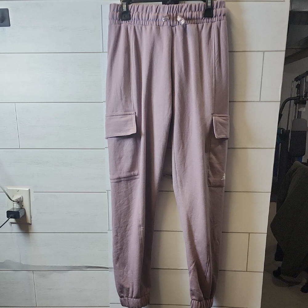 NWT Lavender New Balance Cargo Jogger Pants
